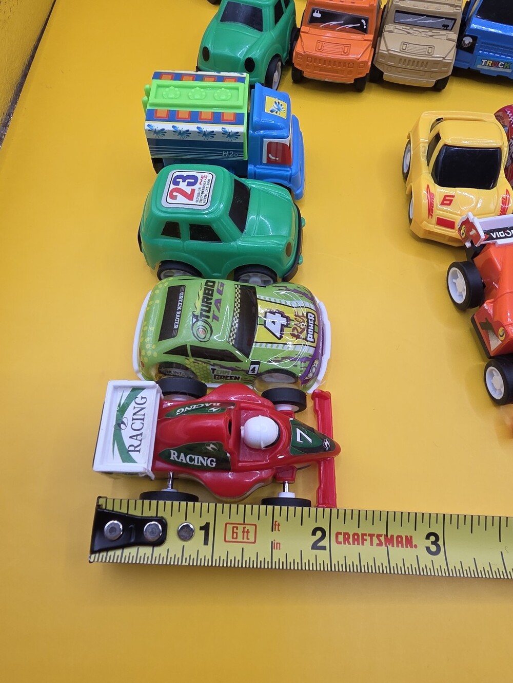 31 Mini Pull Back Racer Cars Lot 2" Plastic Toys - Picture 3 of 3